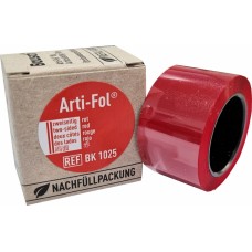 Bausch BK1025 Arti-Fol Refill Box - 22mm Wide - D/Sided - Ultra-Thin 8µ - Red - 20m
